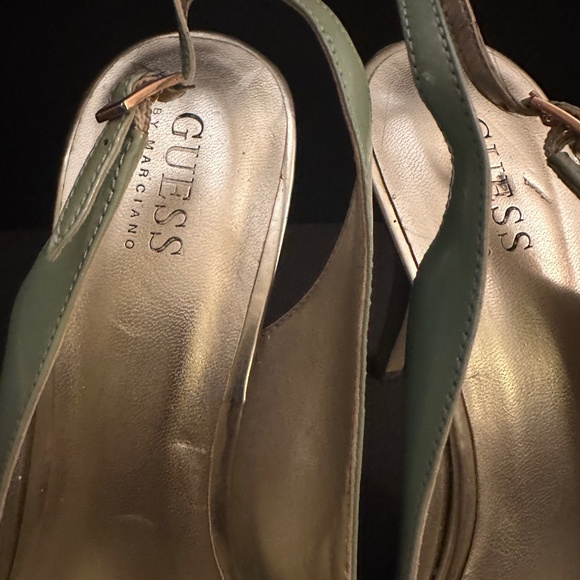 GUESS Sling-back Stiletto Peep-toe Heels - Picture 2 of 9
